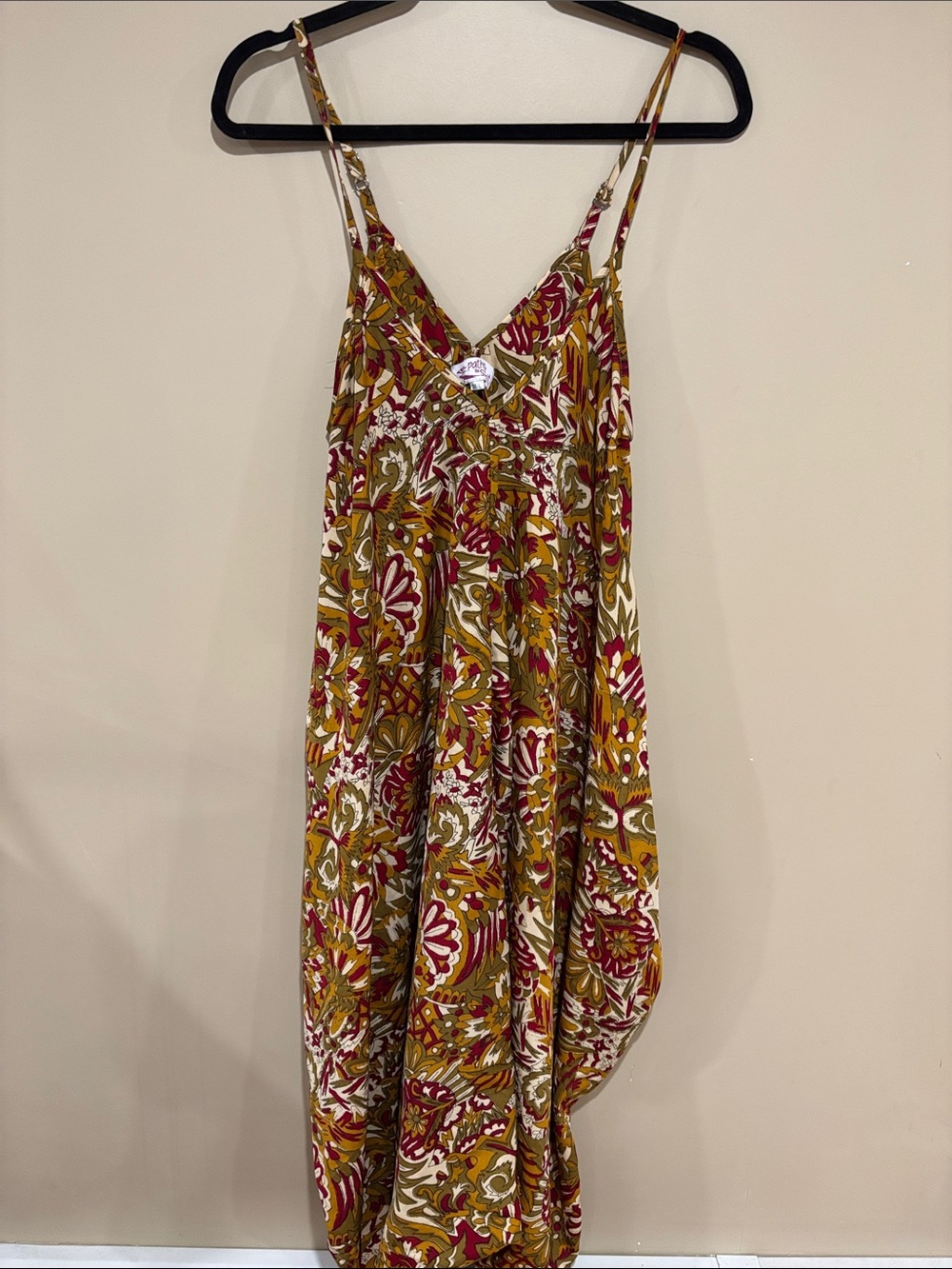 Paths of spirit harem jumpsuit with pockets